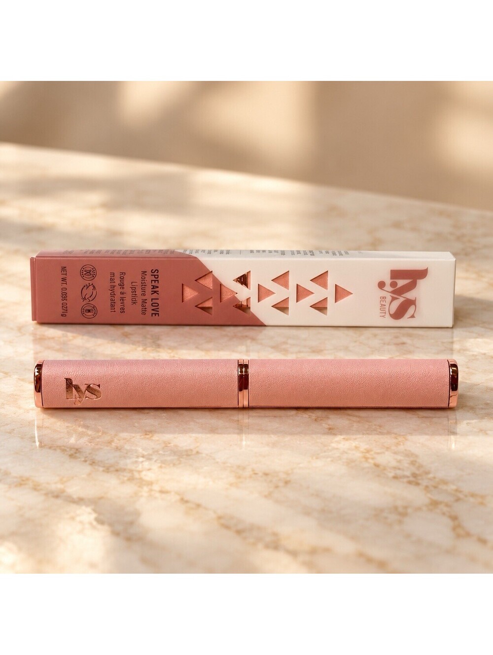 LYS Beauty Speak Love Lip Moisture MATTE Lipstick MOODY .035 oz